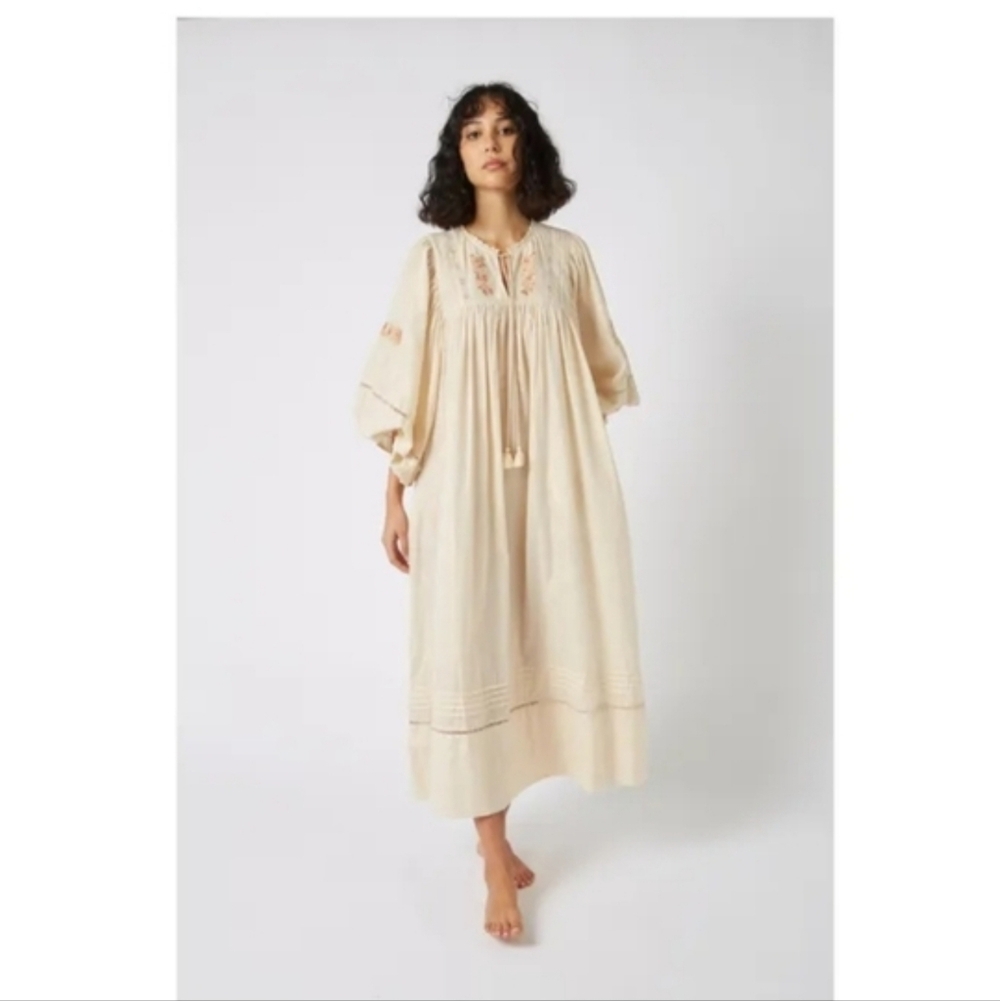 Faun Laurel Nightgown In Cream